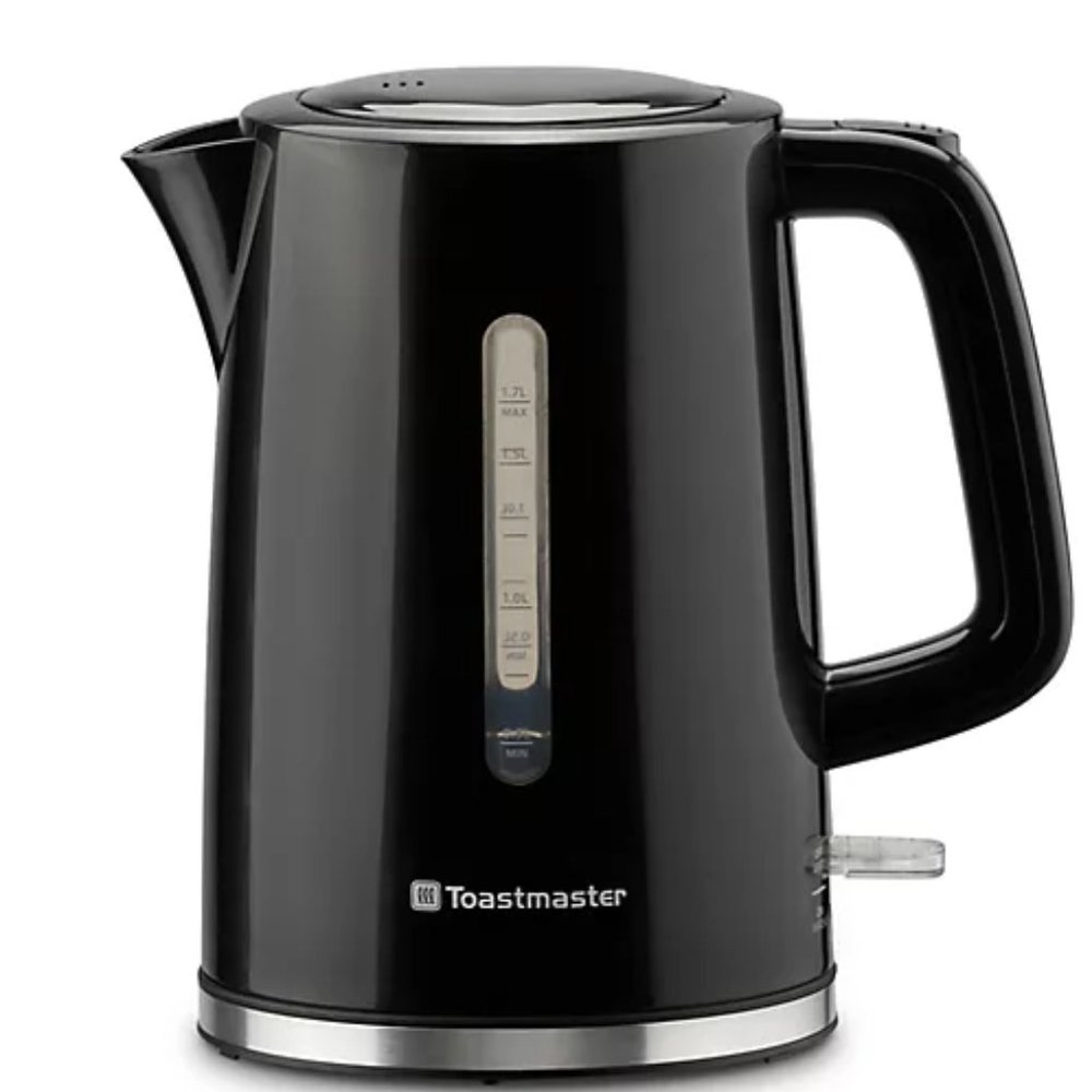 1.7 L black color electric kettle